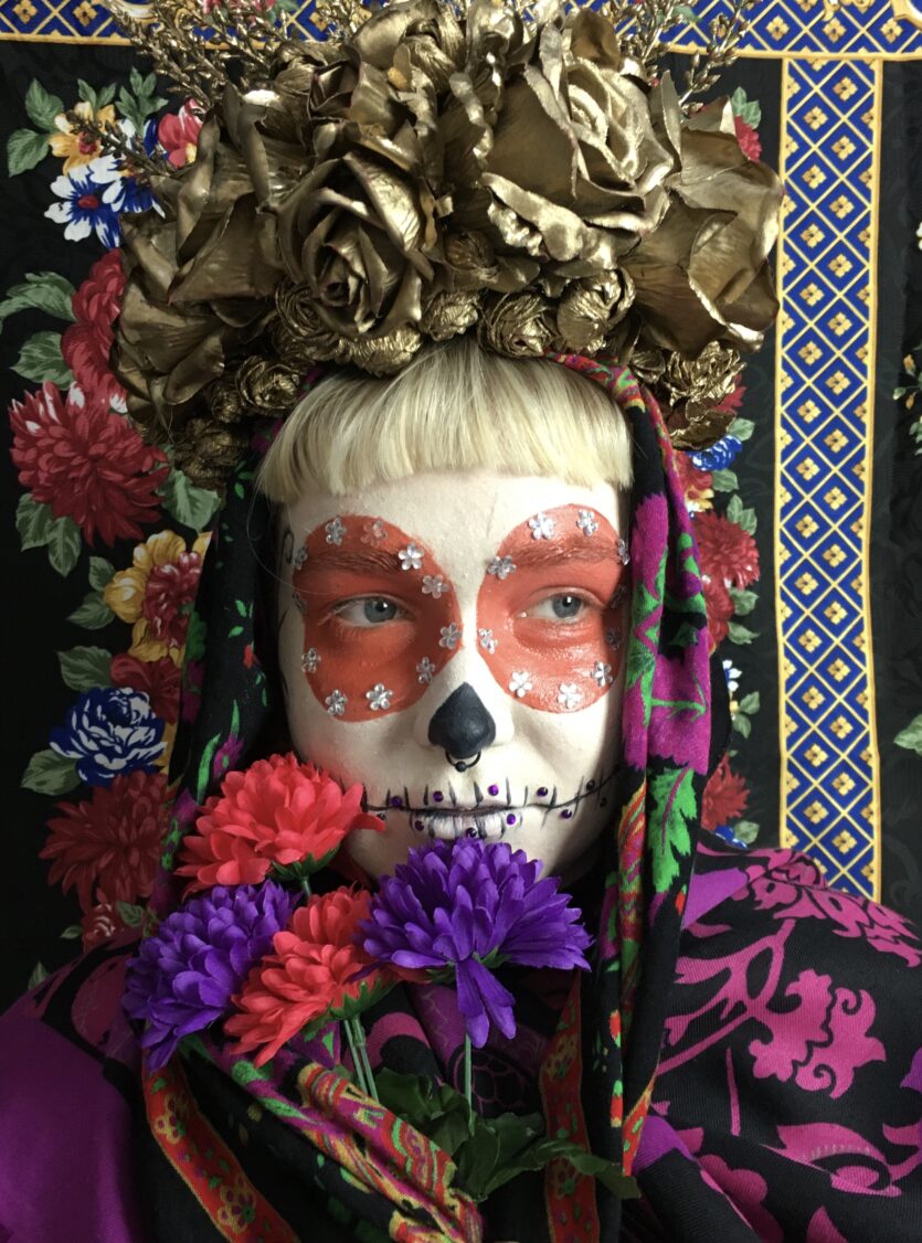 makijaż inspirowany postacią Santa Muerte, warsztaty artystyczne
